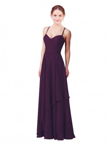 Roman Style Luxe Chiffon Bridesmaid Dress UK