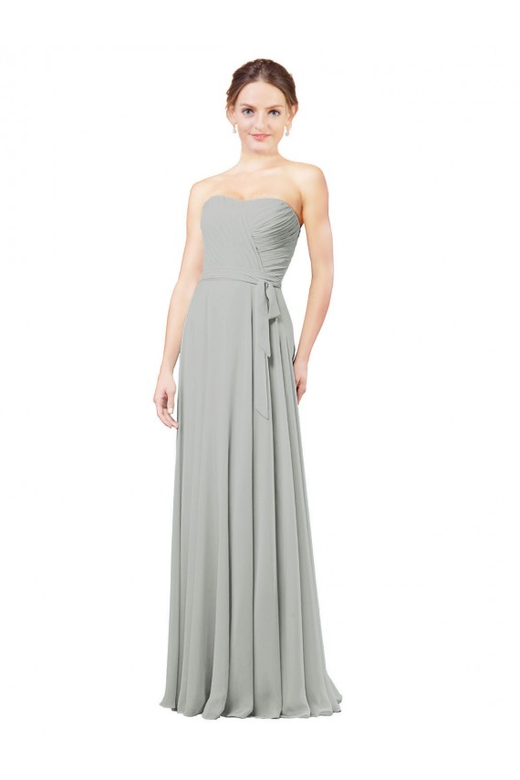 Delicately Draped Chiffon Bridesmaid Dress UK