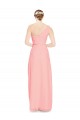 One Shoulder Sweetheart Neckline Long Chiffon Bridesmaid Dress UK