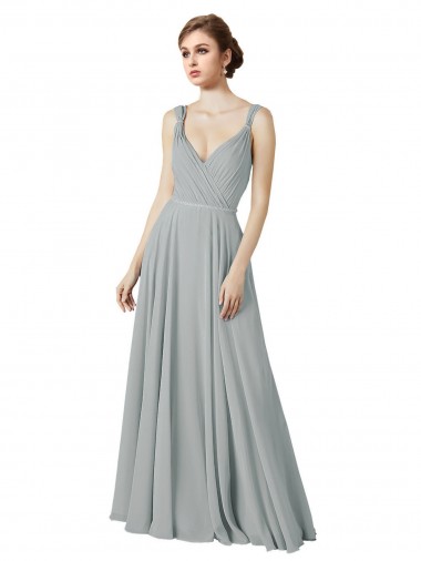 Figure Flattering Chiffon Bridesmaid Dress with Beaded Detail UK