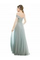 Romantic Bridesmaid Dress with Embroidered Off the Shoulder Bodice UK