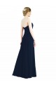 Sweetheart Neckline Draped Floor Length Chiffon Bridesmaid Dress UK