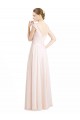 Sweetheart A-Line Chiffon Bridesmaid Dress with Ruched Lace Bodice UK