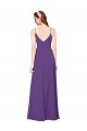 High Halter Chiffon Bridesmaid Dress with Keyhole UK