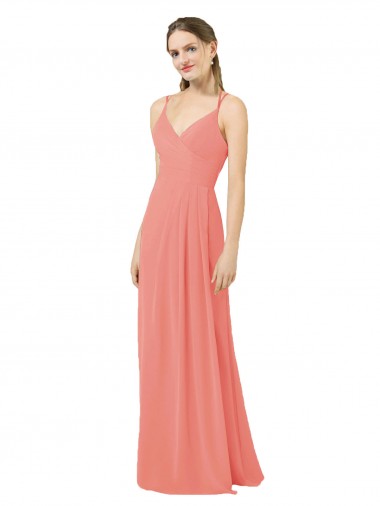 Flirty Chiffon Bridesmaid Dress with Modern Back Detail UK