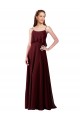 Chiffon Bridesmaids Dress with Spaghetti Straps UK