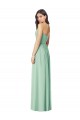 Draped Sweetheart Strapless Long Chiffon Bridesmaid Dress UK