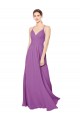 Braided Straps Cross Back Sweetheart Chiffon Bridesmaid Dress UK