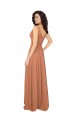 Knotted Bodice Chiffon Bridesmaid Dress UK