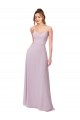 Sweetheart Tie-Back Chiffon Bridesmaid Dress UK