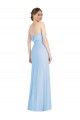 Strapless Trumpet Chiffon Bridesmaid Dress with Thigh high Slit UK