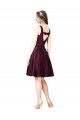 Classic Satin Bridesmaid Dress with V Back and Bow Detail UK