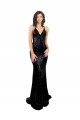 Sleek Fishtail Shaped Open Back Sequin Bridesmaid Dress UK