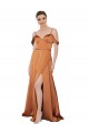 Silky Satin Bridesmaid Dress with Bustier Bodice UK