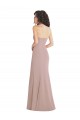 Strapless Princess Line Crepe Mermaid Bridesmaid Dress UK