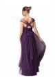 Full Length Long Tulle Bridesmaid Dress with Sweetheart Neckline UK