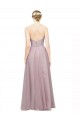 Sweetheart Neckline Long Tulle Bridesmaid Dress with Lace Bodice UK