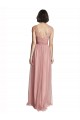 V-Neck Illusion Tulle Bridesmaids Dress UK