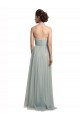 Halter Ruched Sweetheart Neckline Tulle Bridesmaid Dress UK