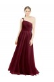 One Shoulder Floor Length Long Tulle Bridesmaid Dress UK