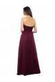 Strapless Tulle A-line bridesmaid dress with pleated top UK