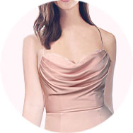 Cowl Neck Bridesmaid Dresses UK