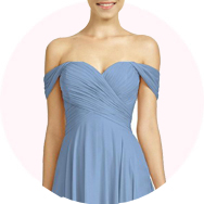 Off the Shoulder Bridesmaid Dresses UK